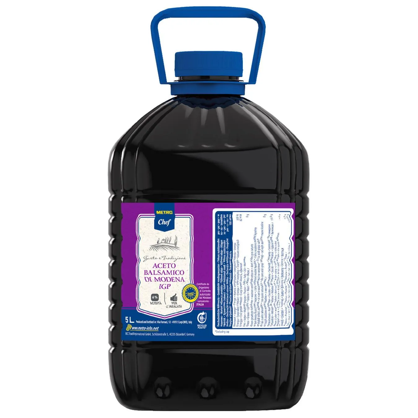Оцет Metro Chef бальзамічний з Модени 6% 5л - Фото 1