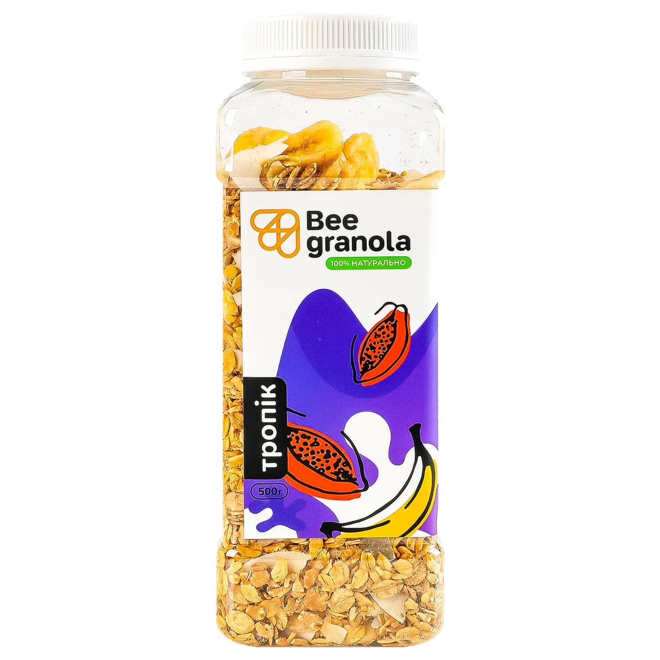 BEE ГРАНОЛА ТРОПІК 500Г - Фото 1
