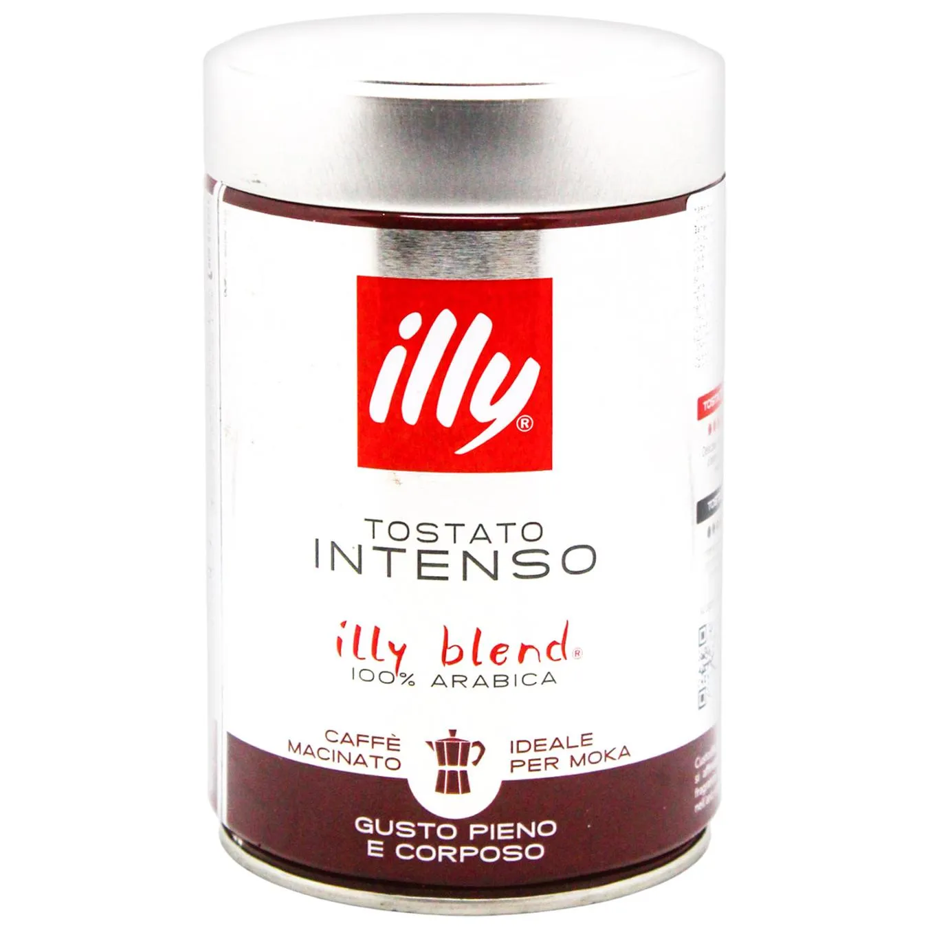 Кава мелена Illy Tostato Intenso Арабіка 100% 250г - Фото 1