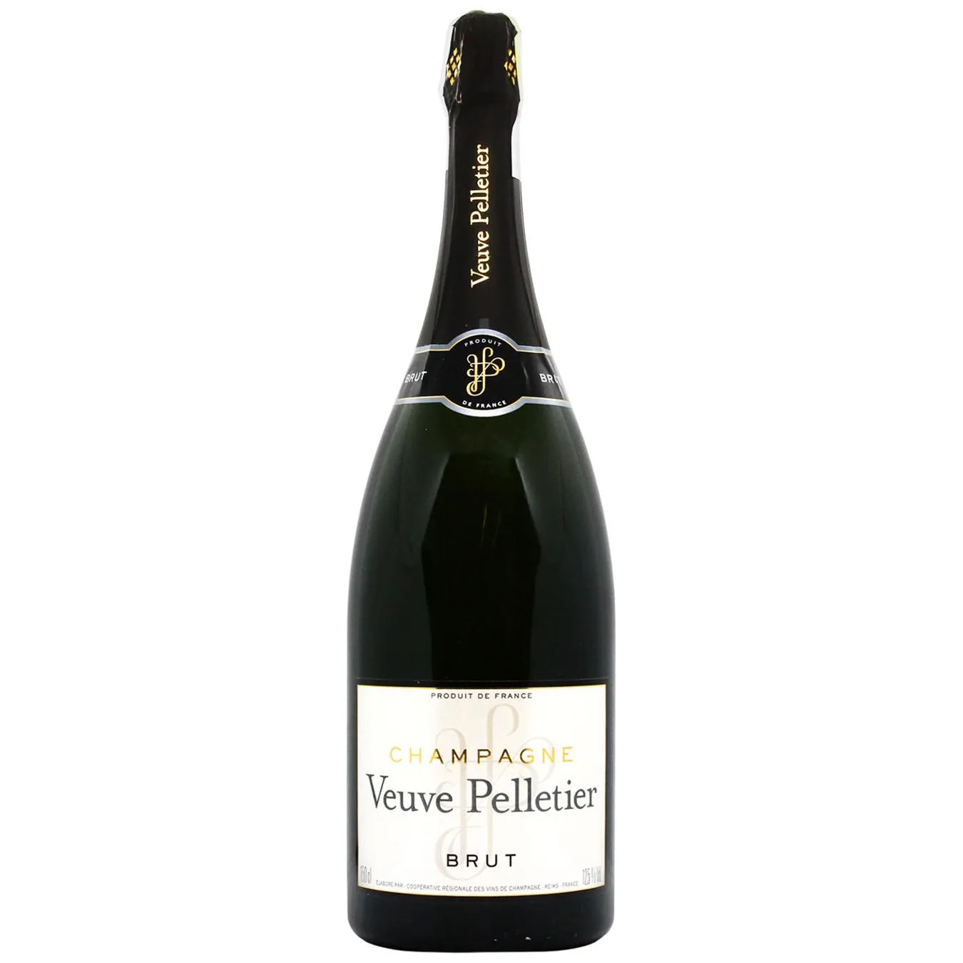 Шампанське Veuve Pelletier біле брют 12,5% 1,5л - Фото 1