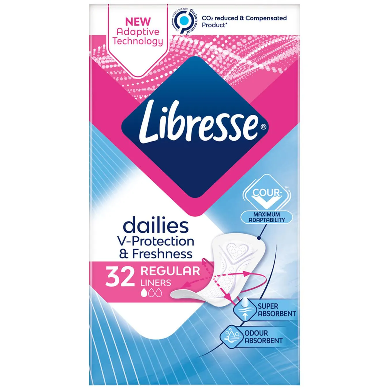 Прокладки щоденні Libresse Dailies Fresh&Protect Regular 32шт - Фото 3