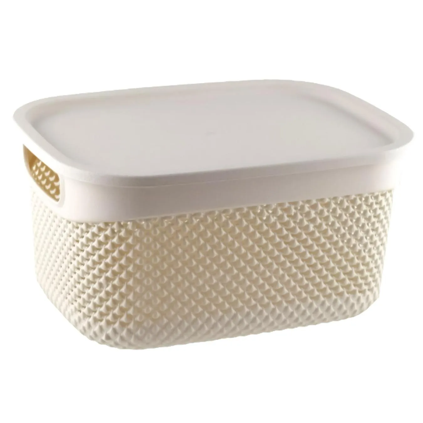 Кошик Ucsan Plastic Drop прямокутний з кришкою 6,6л - Фото 1