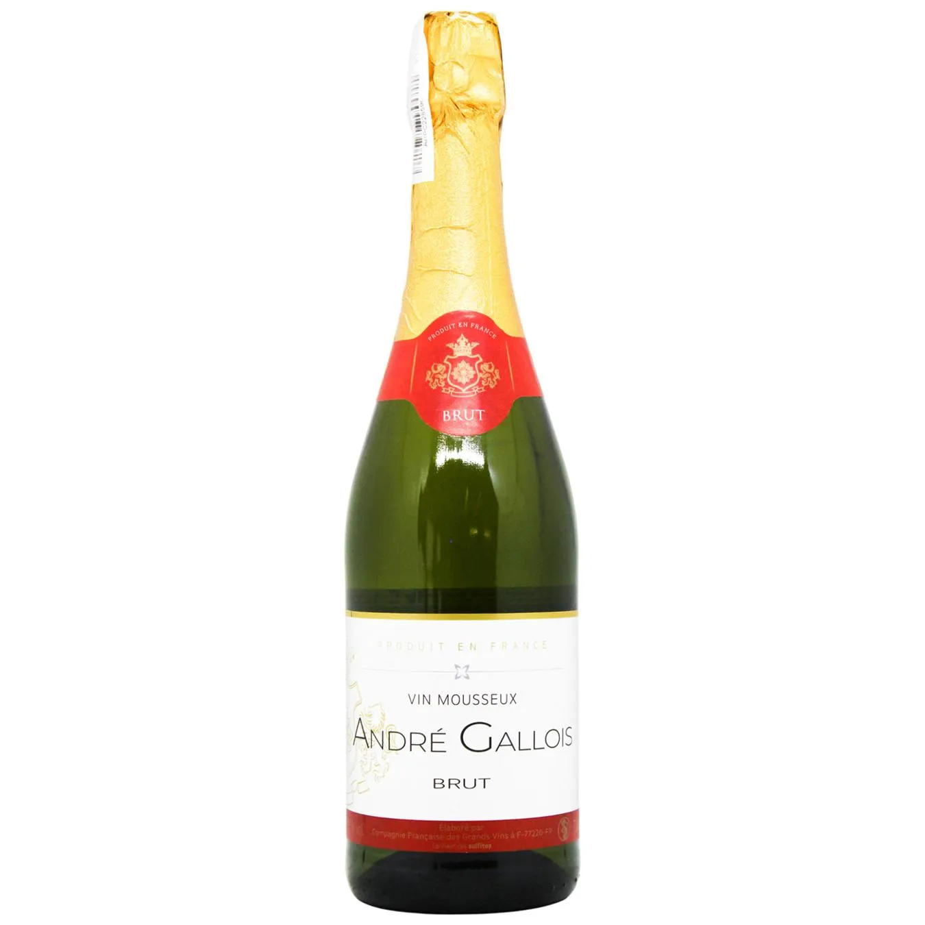 André Gallois – Vin Mousseux Brut 75 cl – 10,5 %