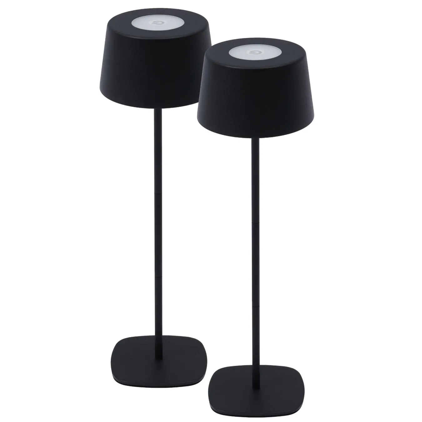 Набір настільних ламп Aro чорний 2шт - Фото 1