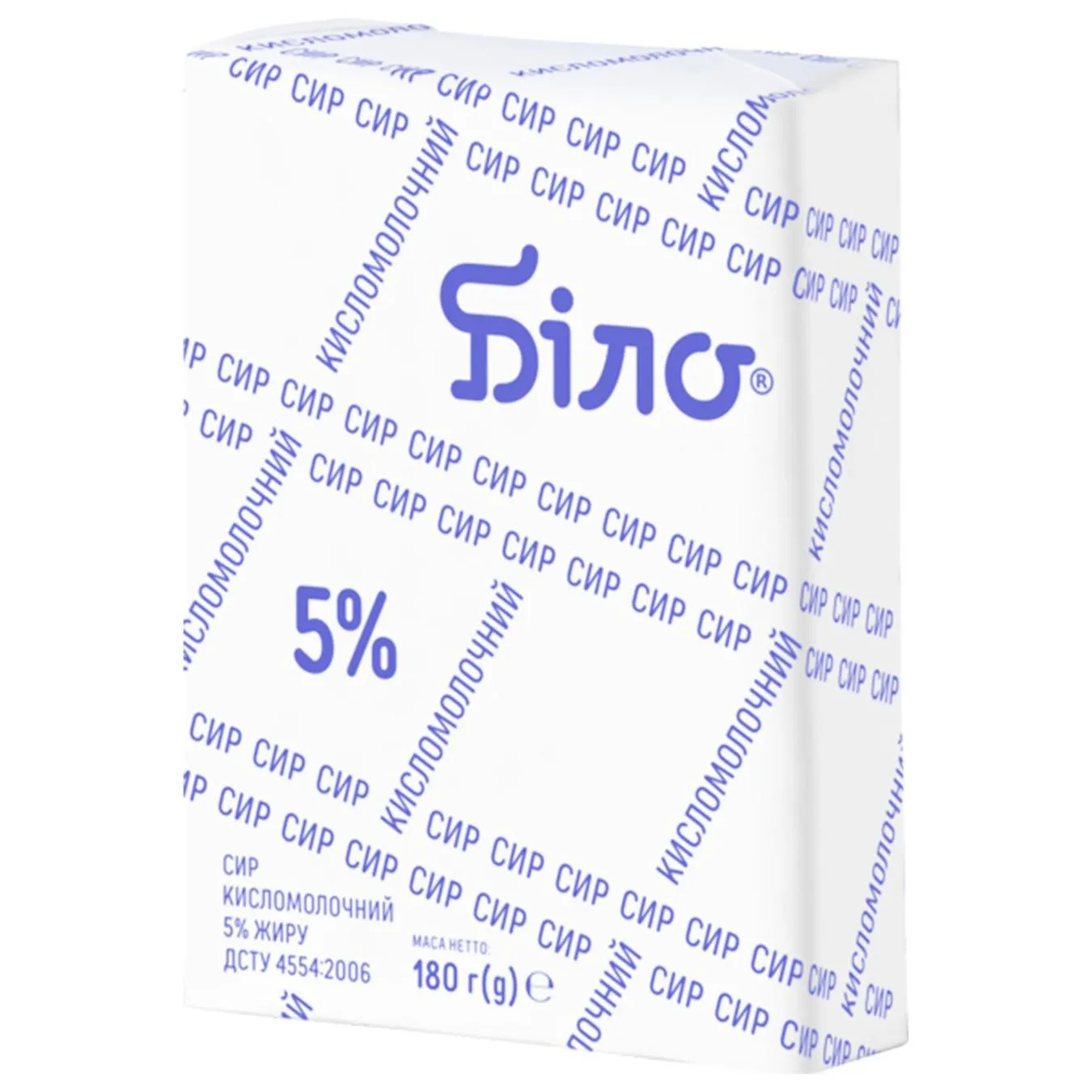 Сир кисломолочний Біло 5% 180г - Фото 3