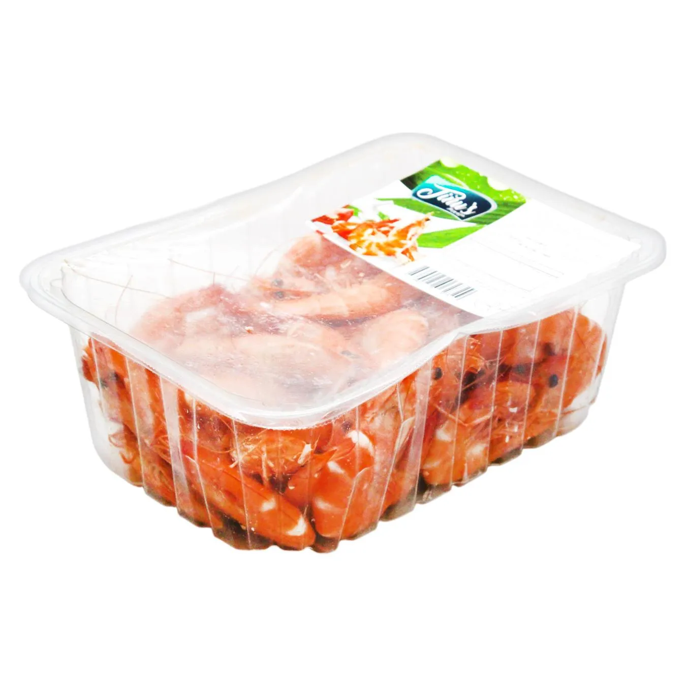 Креветка Tinu's білонога варена охолоджена 30/40 1кг - Фото 1