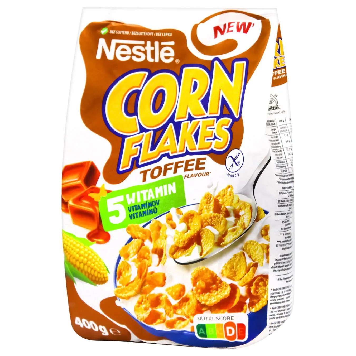 Сніданок сухий Corn Flakes зі смаком тофі з вітамінами 400г - Фото 3