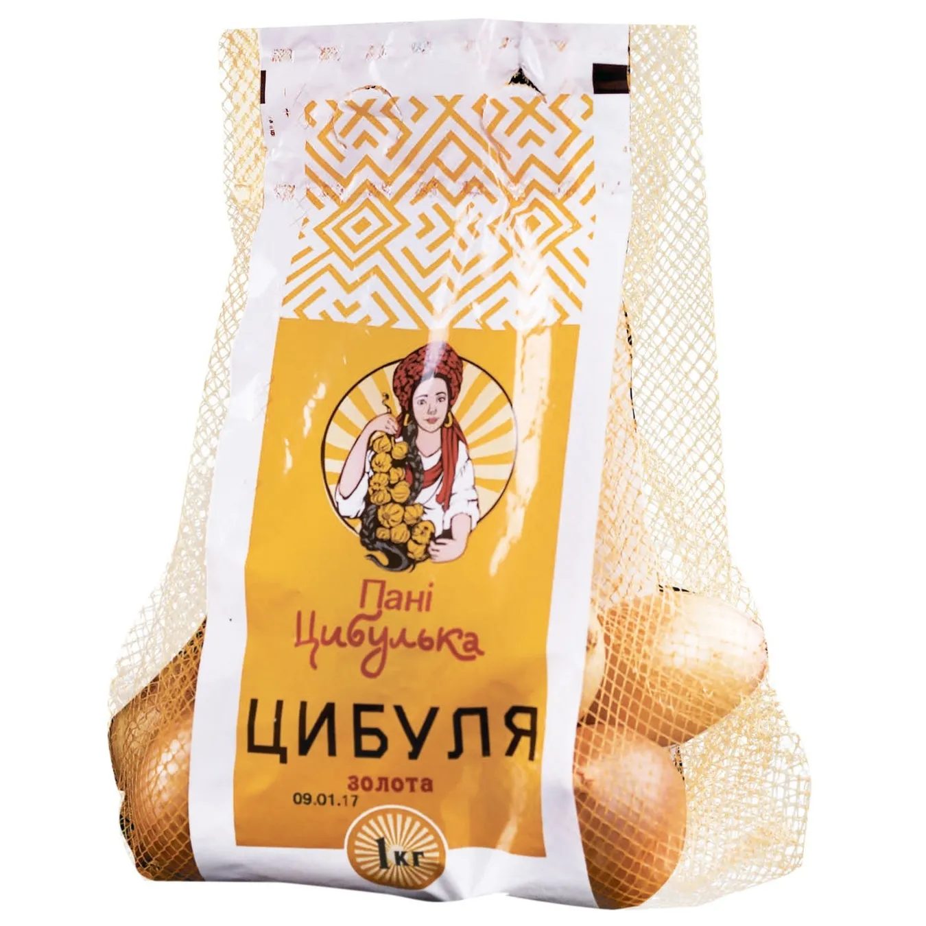 Цибуля Пані Цибулька Золота 1кг - Фото 1