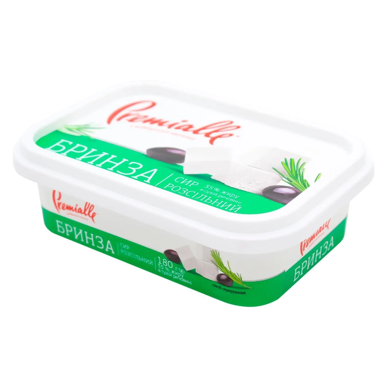 Сир Premialle Бринза 35% 180г - Фото 1