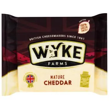 Сир Wyke Чеддер 48% 200г - Photo 1