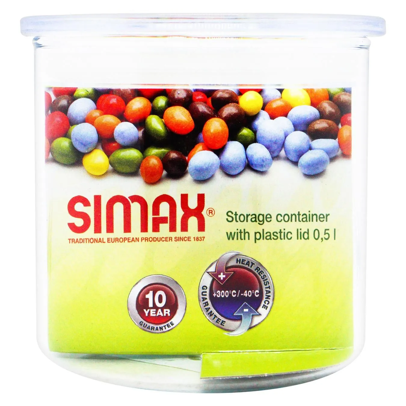 Ємність для зберігання Simax з кришкою 0,5л - Фото 1