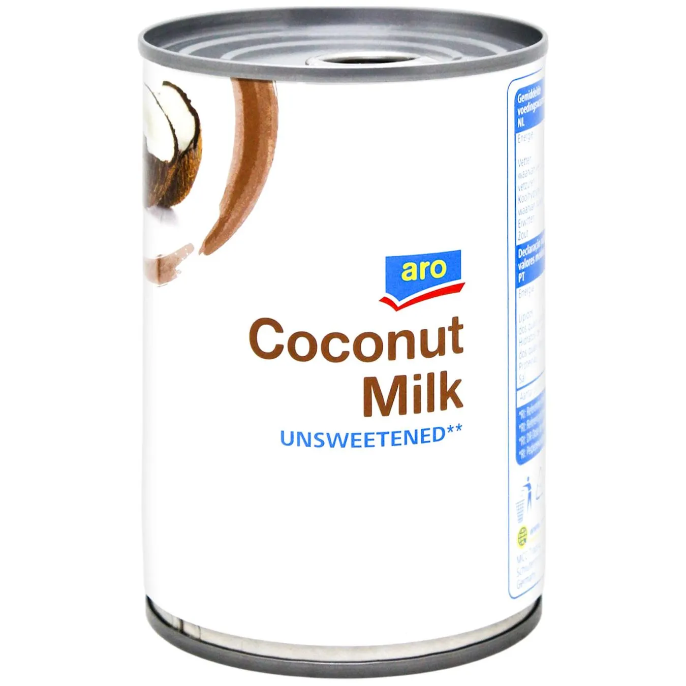Молоко кокосове Aro без додавання цукру 400мл - Фото 1