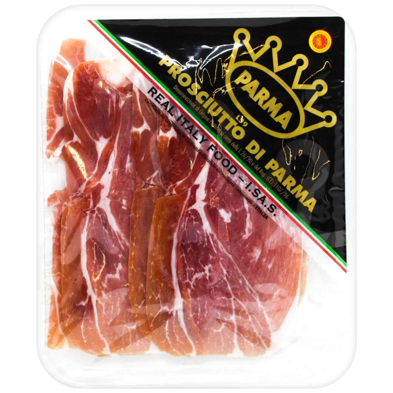 Шинка Parmiamo Пармська сиров'ялена нарізка 100г - Фото 1