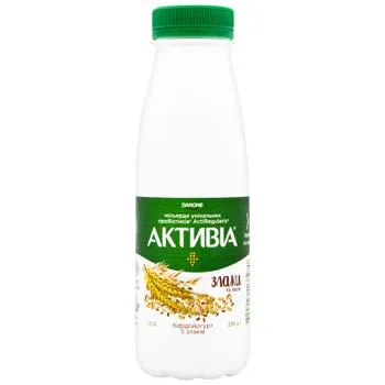 Біфідойогурт Активіа 5 злаків 1,5% 290г - Фото 3