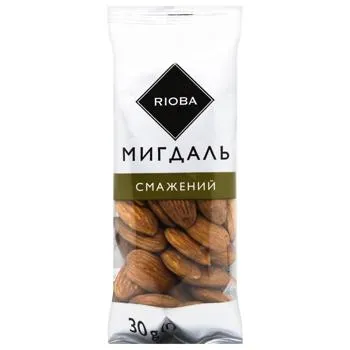 Мигдаль Rioba смажений 30г - Photo 1