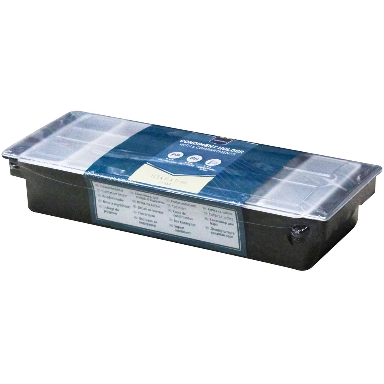 Контейнер Metro Professional барний для спецій 6 відділень - Фото 1