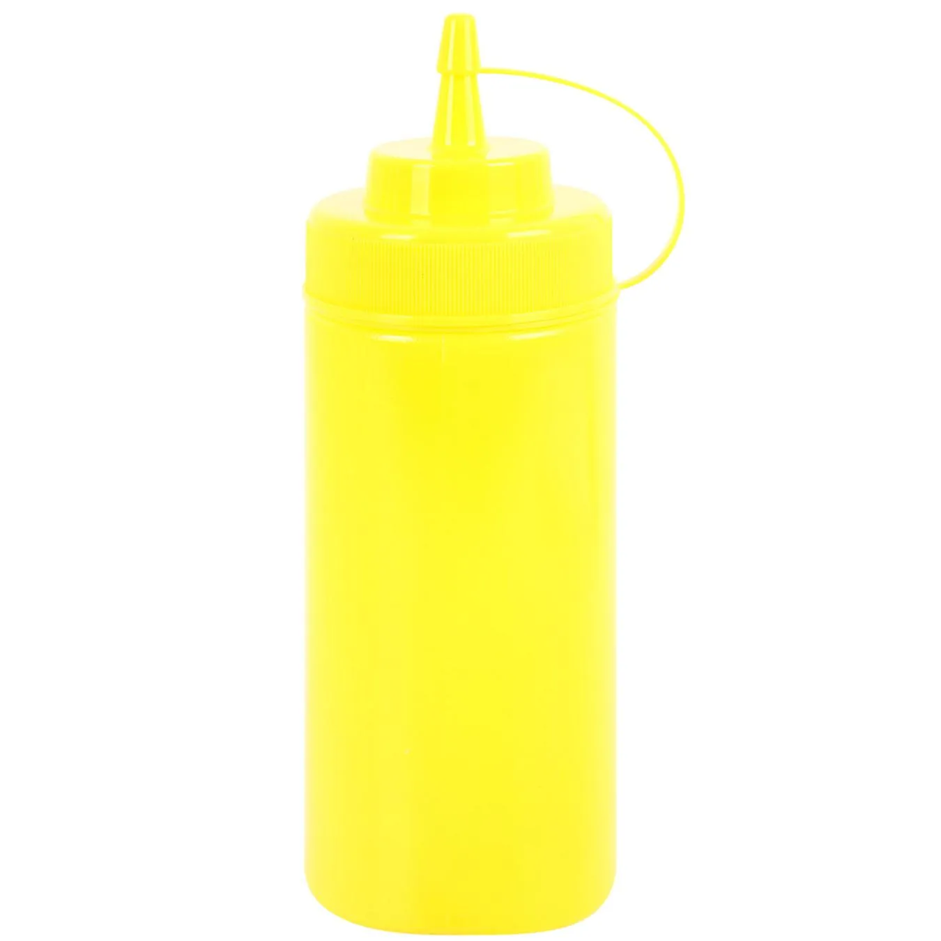 Пляшка Metro Professional для соусу жовтий 490мл 4шт - Фото 1