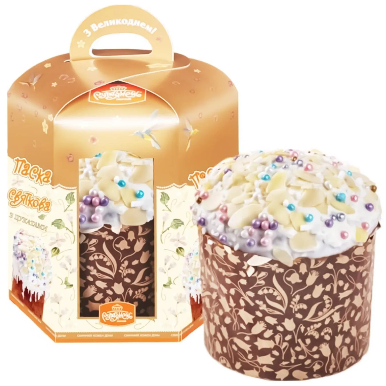 Паска Рум'янець святкова з цукатами 300г - Фото 1