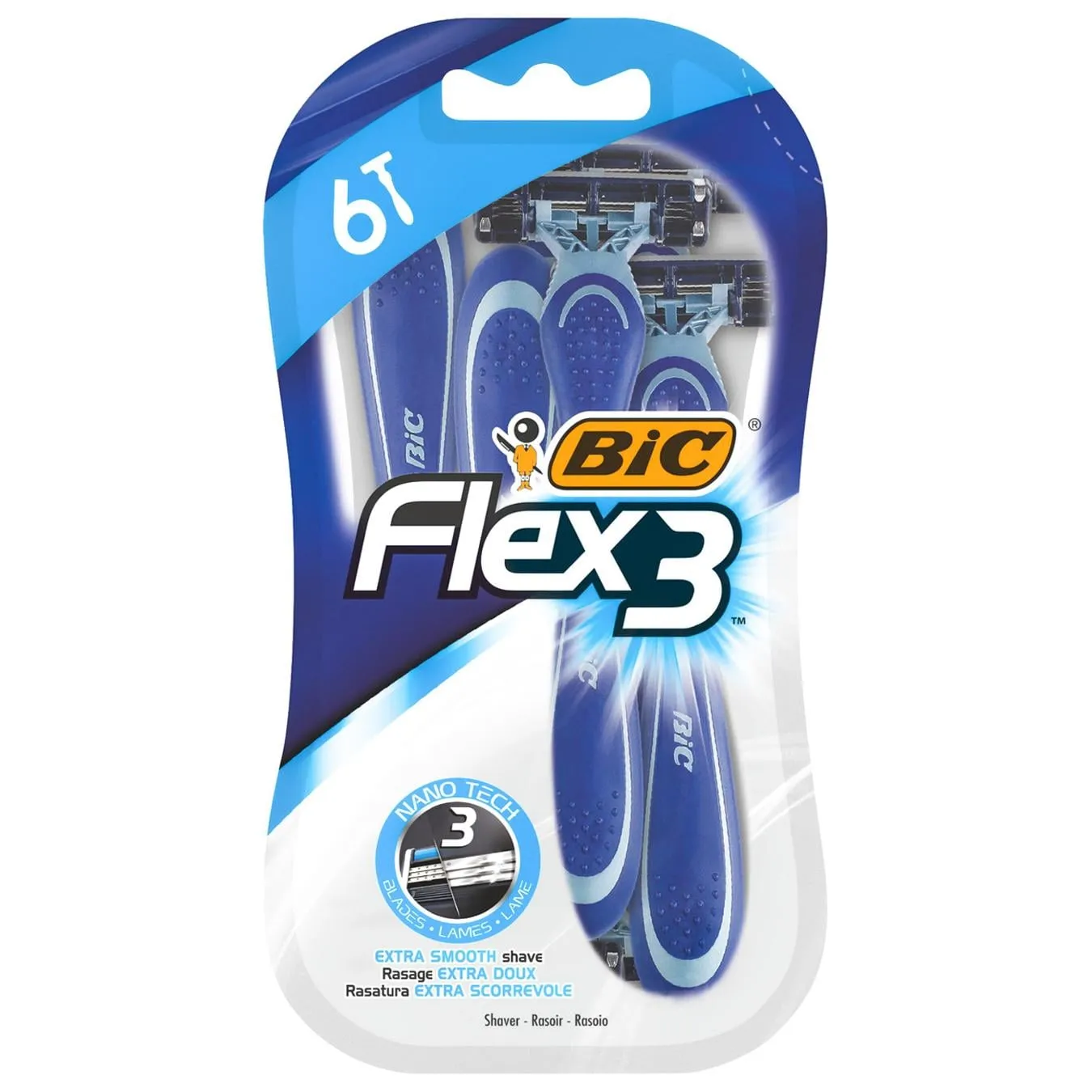 BIC БРИТВА ОДНОР FLEX 3 6ШТ - Фото 1