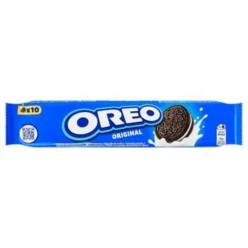 Печиво Oreo з какао та кремовою начинкою ванільного смаку 95г - Фото 1