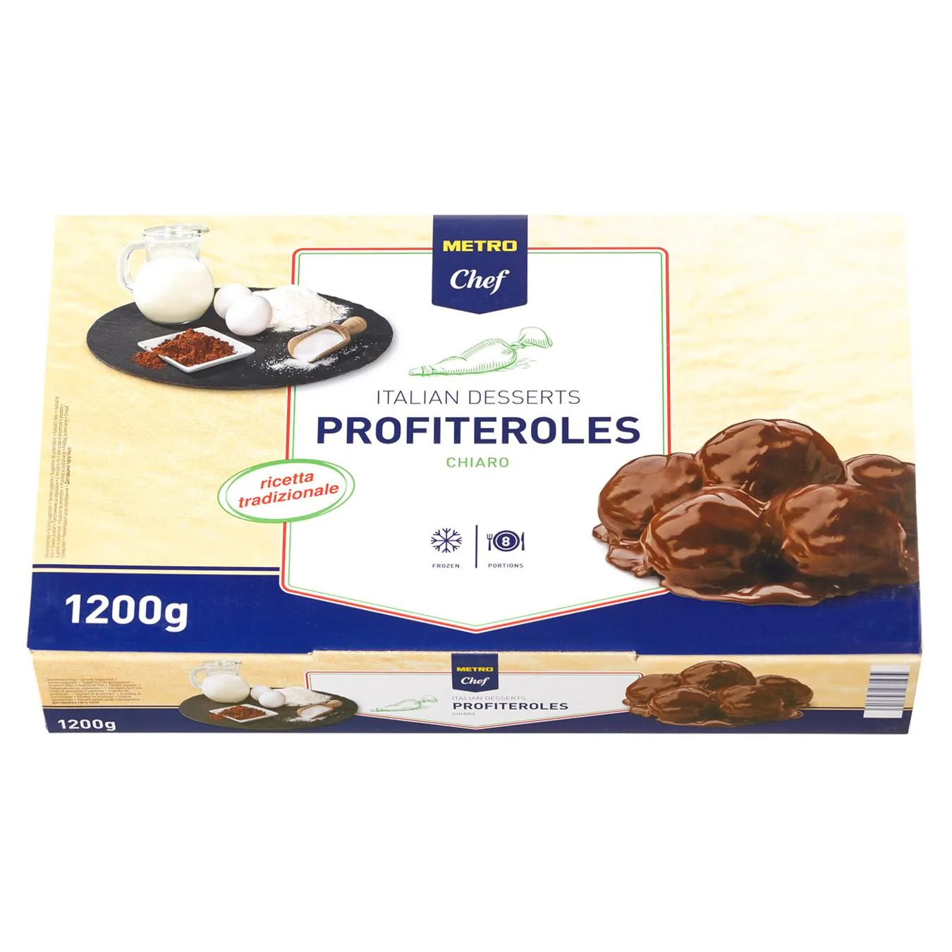 Профітролі Metro Chef з какао заморожені 1,2кг - Фото 1