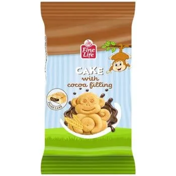 Тістечко Fine Life Мавпочка з какао начинкою 30г - Photo 1