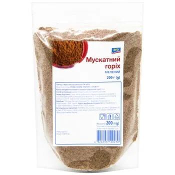 Мускатний горіх Aro мелений 200г - Фото 1