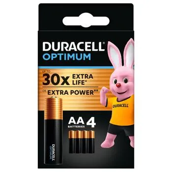 Батарейки Duracell Optimum лужні AA 4шт - Фото 3