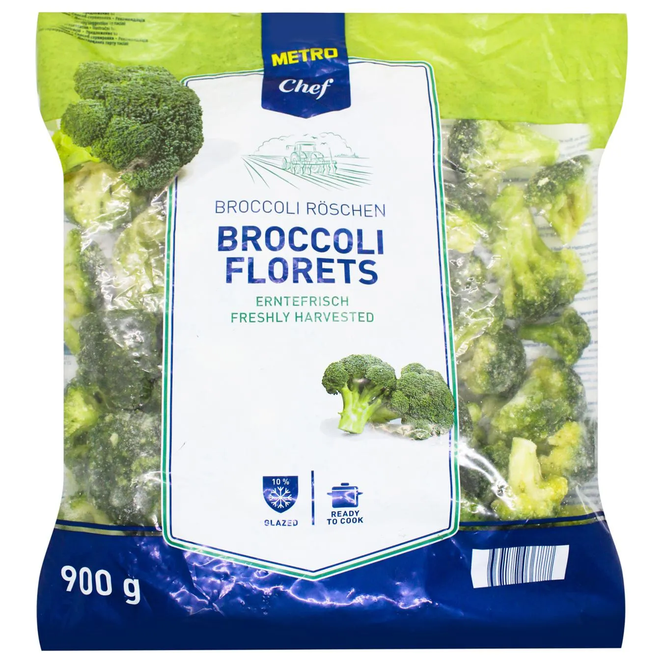Броколі Metro Chef заморожена 20/40 900г - Фото 1