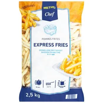 Картопля фрі Metro Chef Експрес 9х9мм 2,5кг - Фото 1