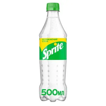 Напій газований Sprite 0,5л - Фото 1