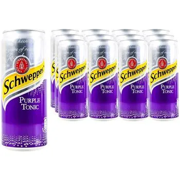 Напій газований Schweppes Purple Tonic 0,33л - Фото 1