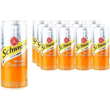 Напiй газований Schweppes Tangerine 0,33л - Фото 1