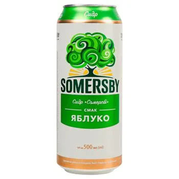 Сидр Somersby Яблуко 4,7% 0,5л - Фото 4