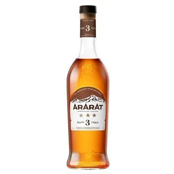 Бренді Арарат 3 роки 40% 0,5л - Фото 3