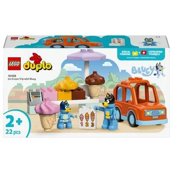Конструктор Lego Duplo Bluey Подорож із морозивом із Блуї 10458 - Фото 1