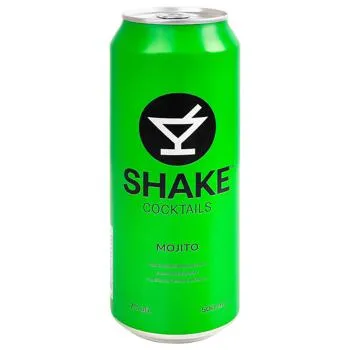 Напій слабоалкогольний Shake Mojito сильногазований 7% 0,5л - Photo 1