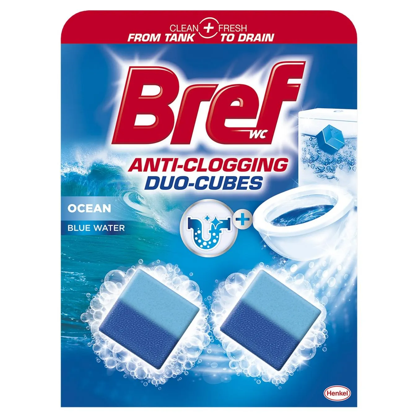 Блок для унітазу Bref Duo-Cubes 2х50г - Фото 1