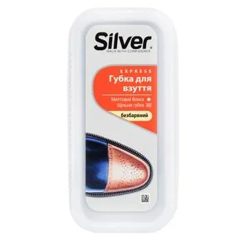 Губка-блиск Silver для взуття безбарвна - Photo 3