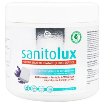 Біоактиватор Vaco Sanitolux Eco для очисних споруд та септиків 16шт - Фото 1