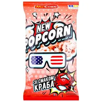 Попкорн Mr`Corn зі смаком краба 70г - Photo 1