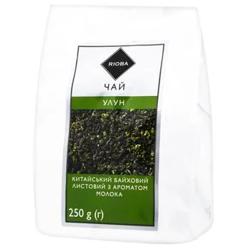 Чай улун Rioba китайський байховий листовий з ароматом молока 250г - Фото 1