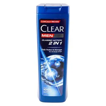 Шампунь Clear Men Classic Action 2 in 1 проти лупи 360мл - Фото 3