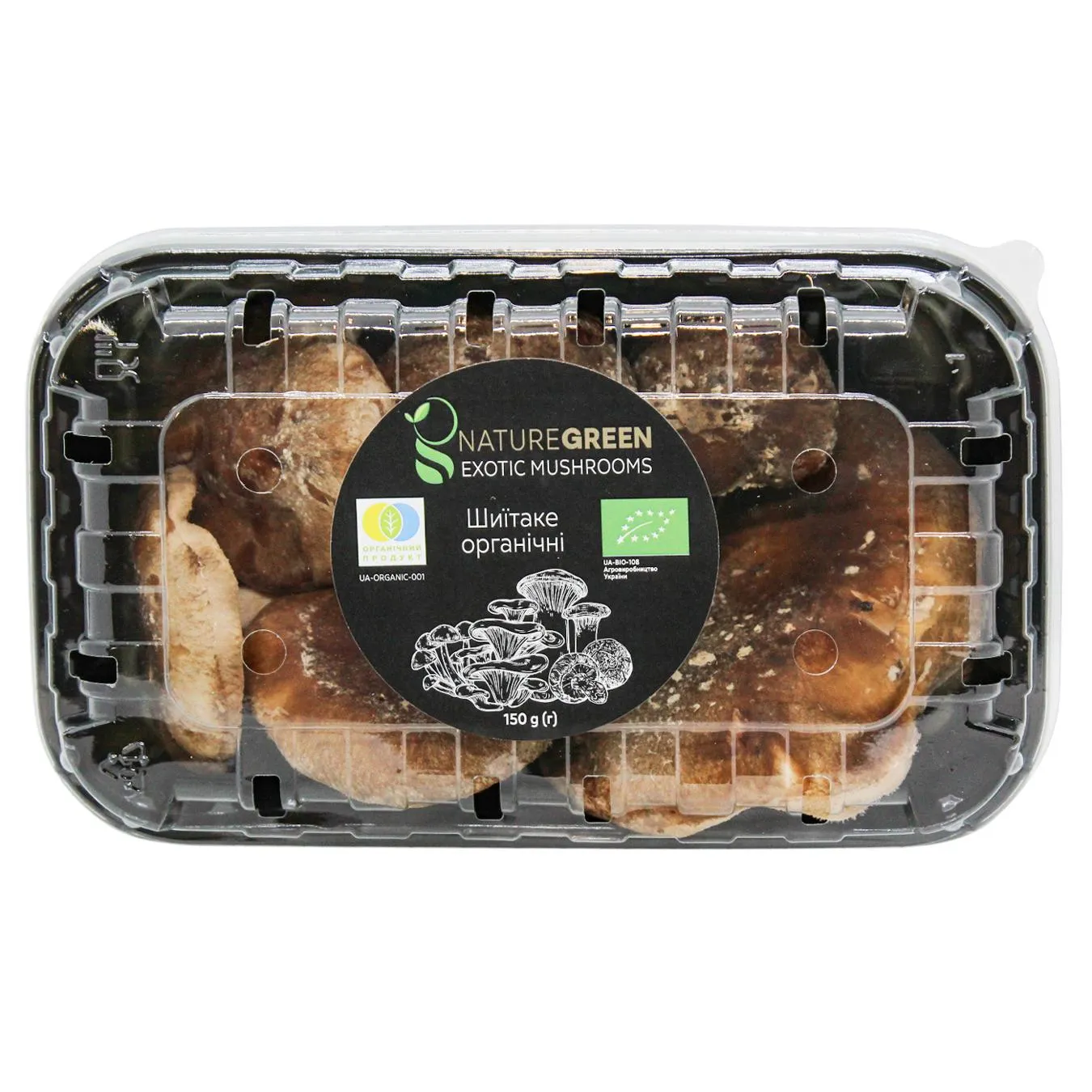 Шиїтаке Nature Green міні 150г - Фото 3