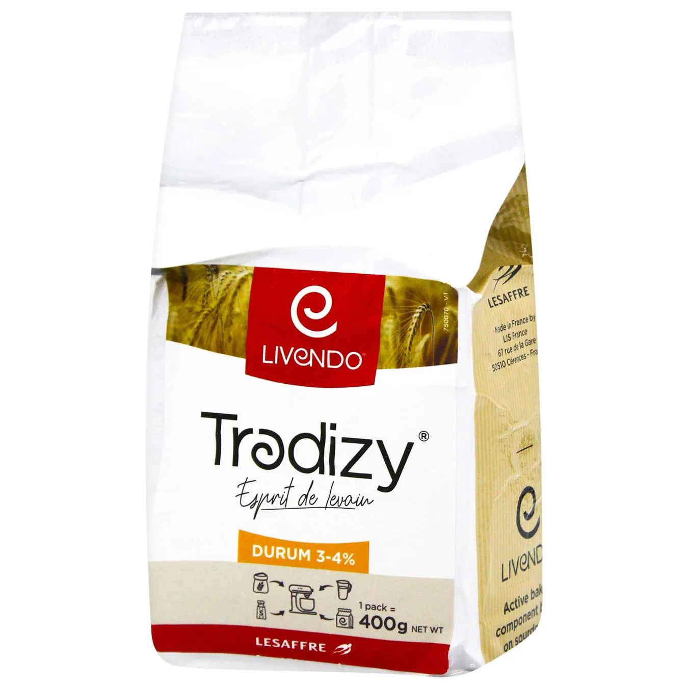 LIVENDO СУМІШ Х/П ДУРУМ 400Г - Фото 1