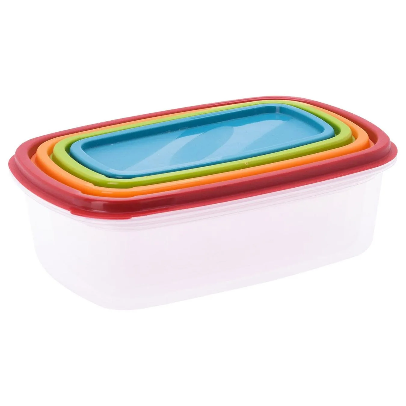 Контейнери для зберігання їжі Excellent Houseware з кришками 4шт - Фото 1