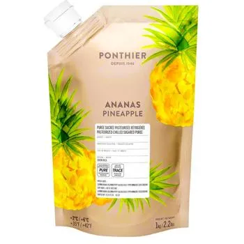 Пюре Ponthier Ананас 1кг - Фото 1