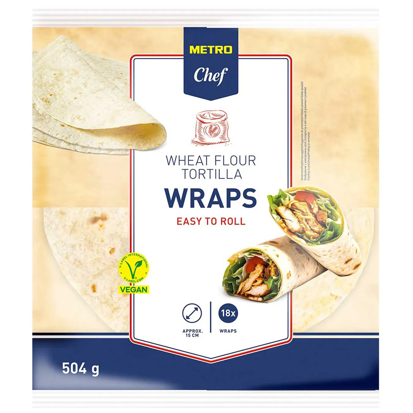 MC ТОРТИЛЬЯ 15СМ Х 18шт : ПШЕН - Фото 1