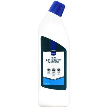 Гель для чищення санвузлів Мetro Professional Свіжість 1л - Photo 1