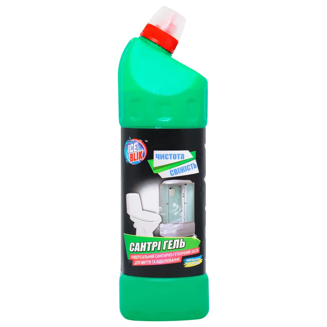Засіб універсальний Ice Blik Сантрі Гель для миття та відбілювання 1л - Фото 1